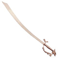 Arabian Belly Dance Dragon Scimitar Gold Plated Sword