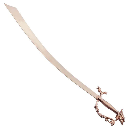 Arabian Belly Dance Dragon Scimitar Gold Plated Sword
