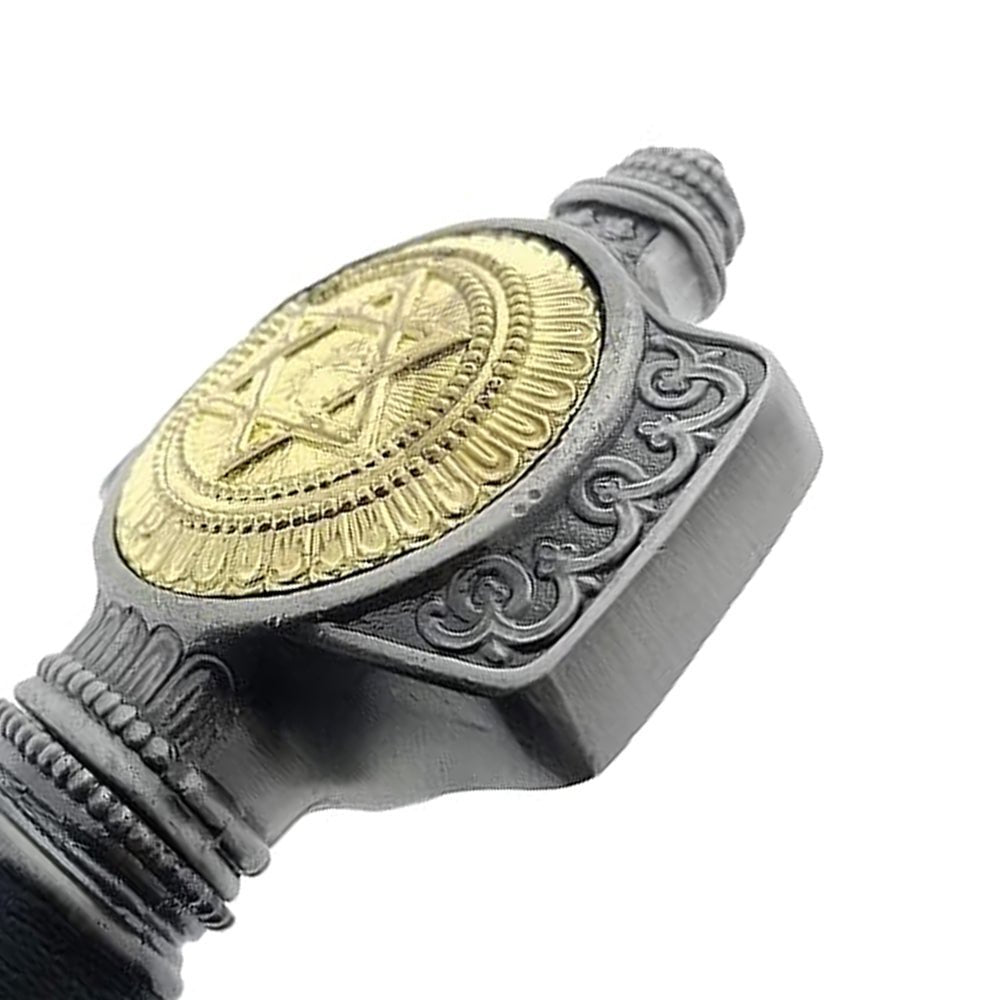 King Solomon Sword Full Size Black Metal Replica
