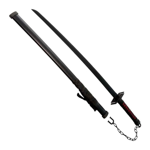 Black Katana Sword 38 Inches Anime Inspired