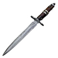 Double Edge Dagger Rosewood Handle Collectible 15 Inch
