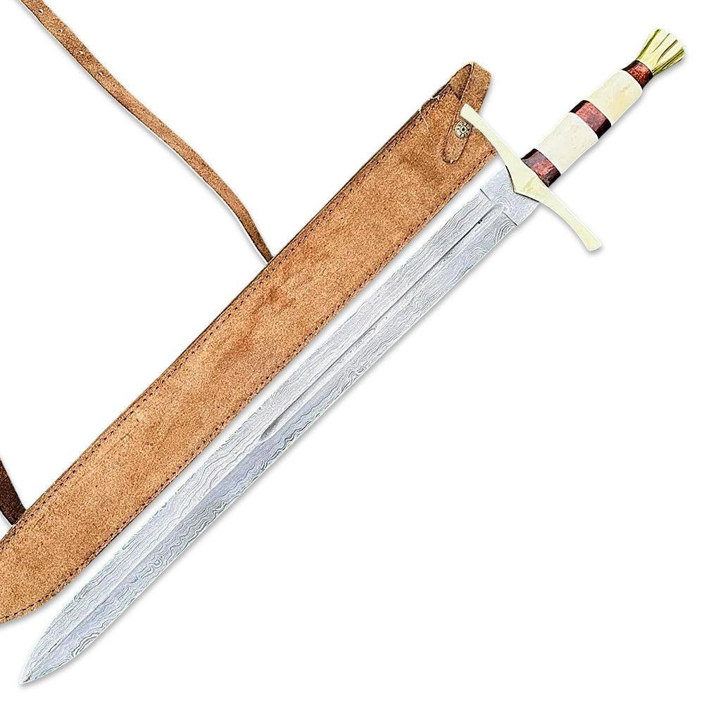 Medieval Knight Sword Historical Replica With Sheath