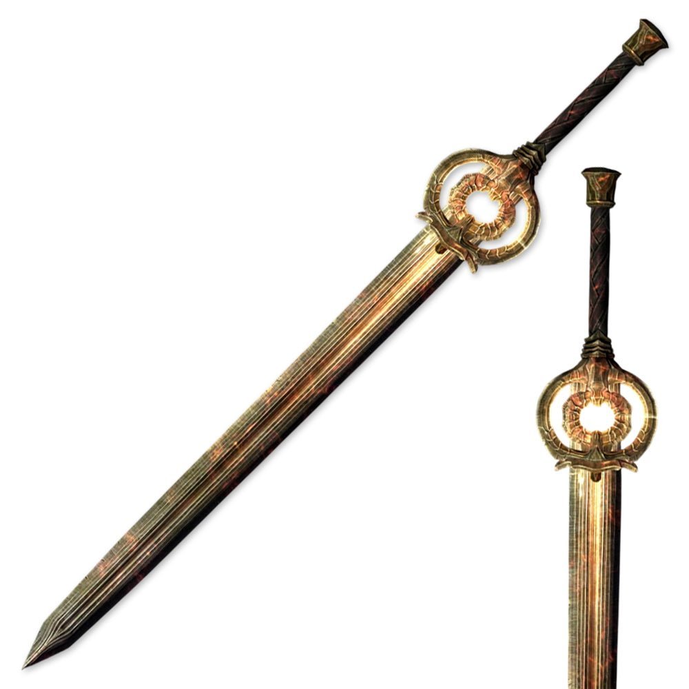 Skyrim Meridia Dawnbreaker Sword Life Size Replica