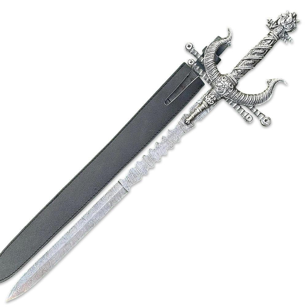 Viking Master Sword Norse Collectible With Sheath
