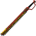LARP Chain Saw Sword Replica From Zombie Apocalypse