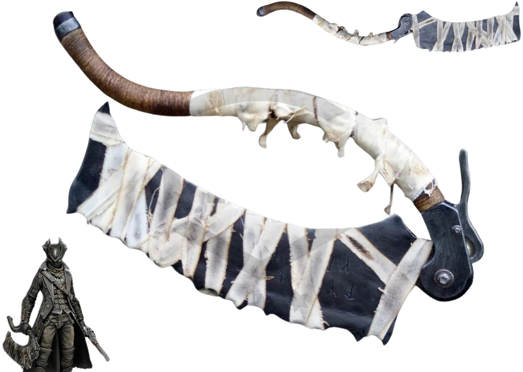 Bloodborne Hunter Saw Cleaver Life Size Metal Replica