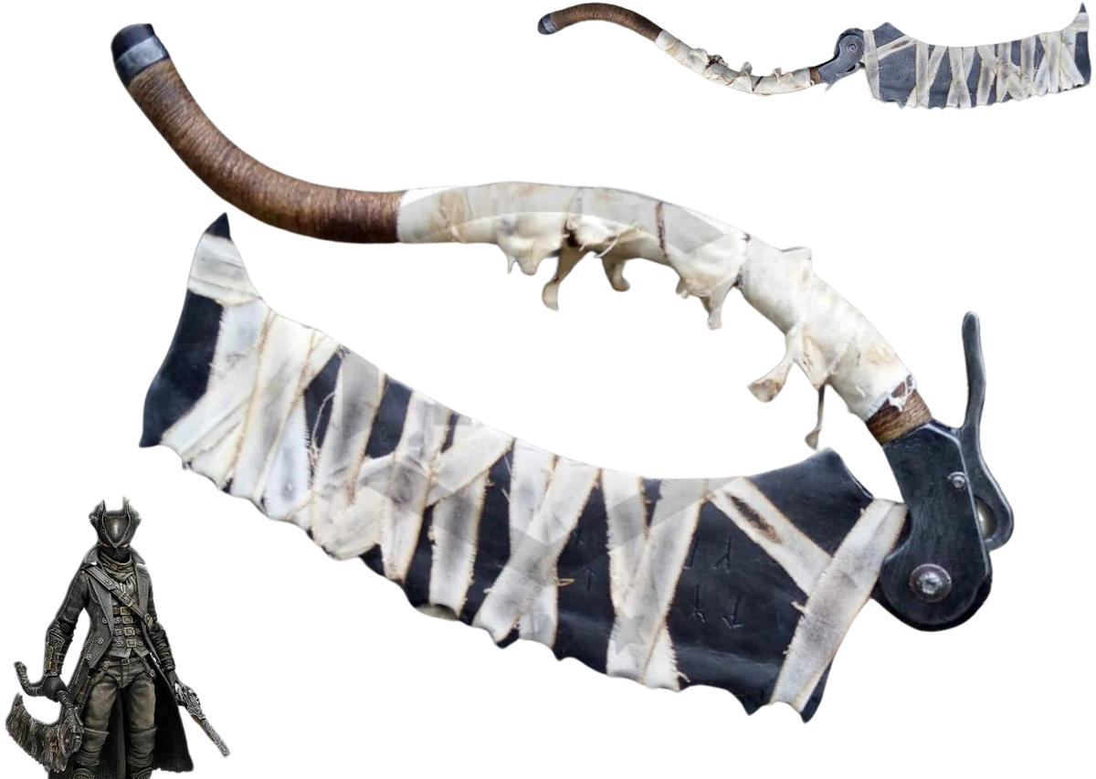 Bloodborne Hunter Saw Cleaver Life Size Metal Replica