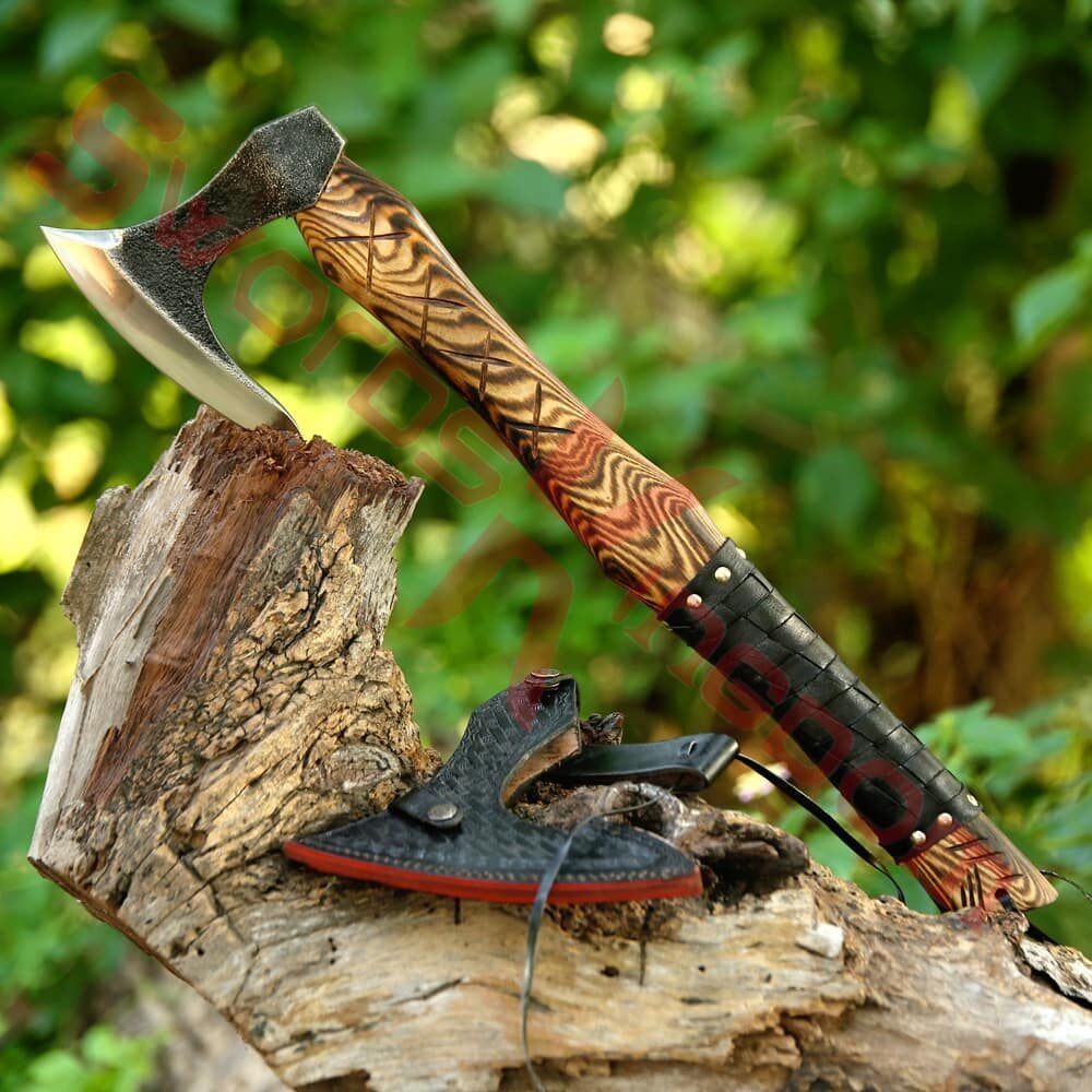 22" Ragnar Lothbrok Custom Hand Forged Viking Axe