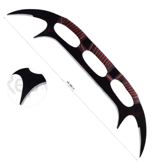 Klingon Bat'leth Replica 48″ Black Edition