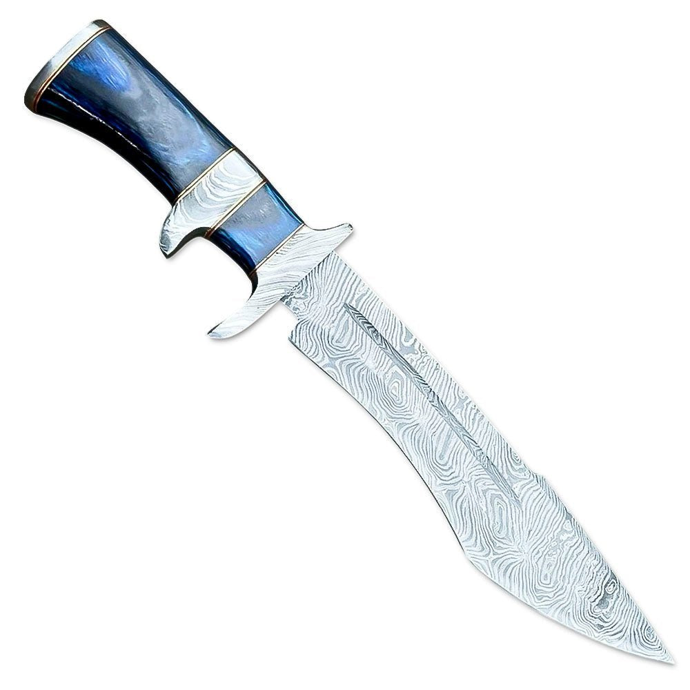 Bowie Knife Hardwood Handle Hunting 14 Inch