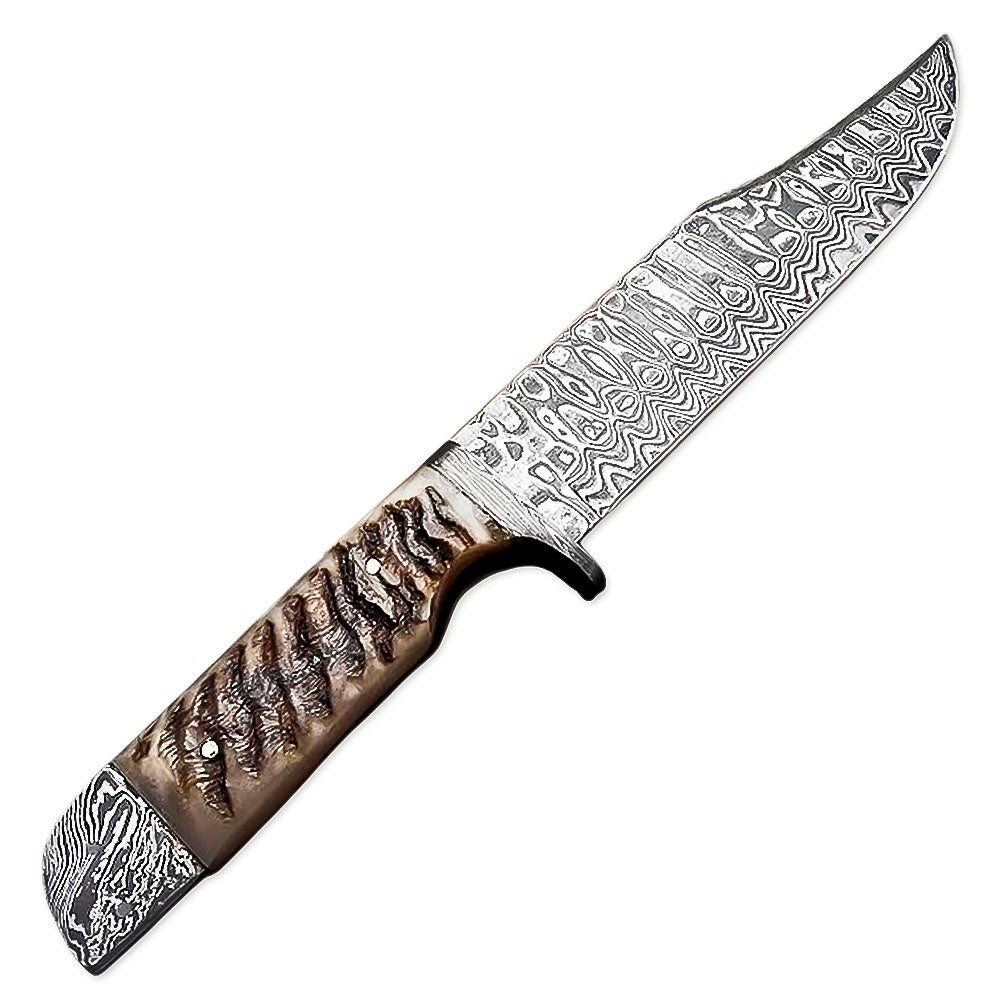 Full Tang Bowie Knife Ram Horn Hunting 12 Inch
