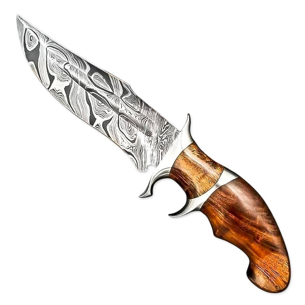 Bowie Knife Rosewood Handle Hunting 10 Inch