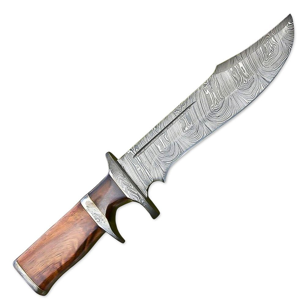 Bowie Knife Rosewood Handle Hunting 13 Inch