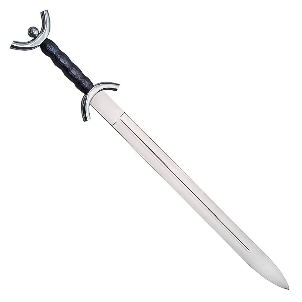 Black Celtic War Sword With Sheath Handmade
