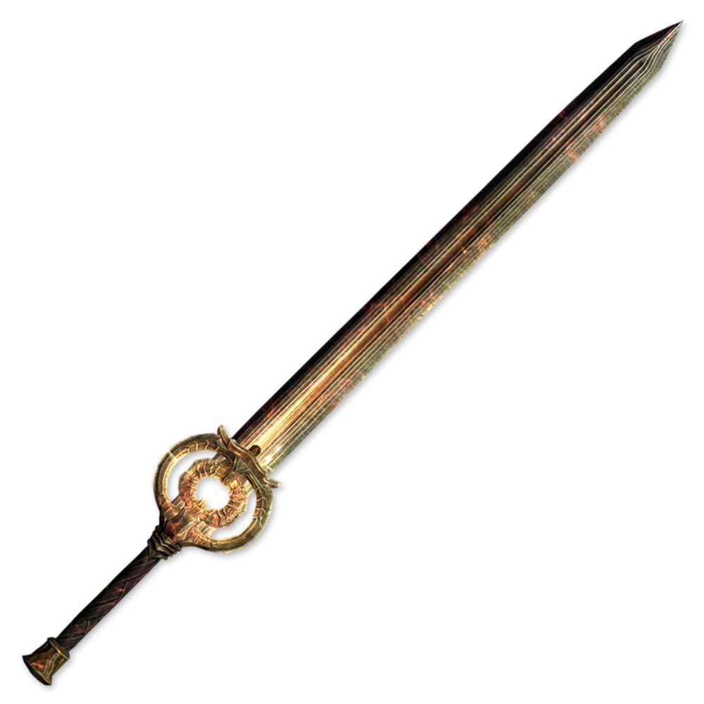 Skyrim Meridia Dawnbreaker Sword Life Size Replica