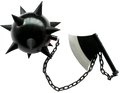 Demon Slayer Gyomei Himejima Spiked Flail & Cleaver Axe