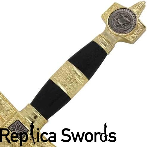 King Solomon Sword Full Size Black Metal Replica