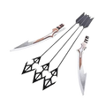 Cinder Fall Three Arrows &Two Swords From RWBY