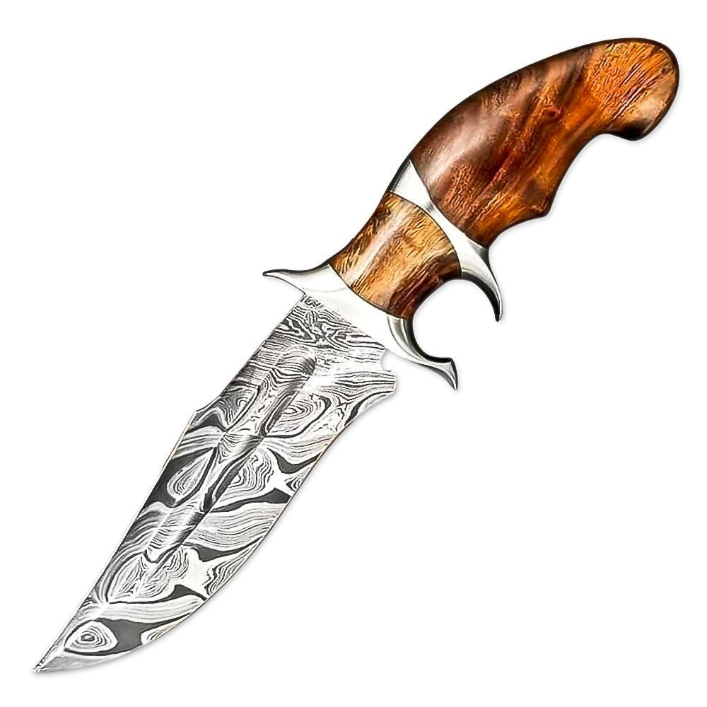 Bowie Knife Rosewood Handle Hunting 10 Inch