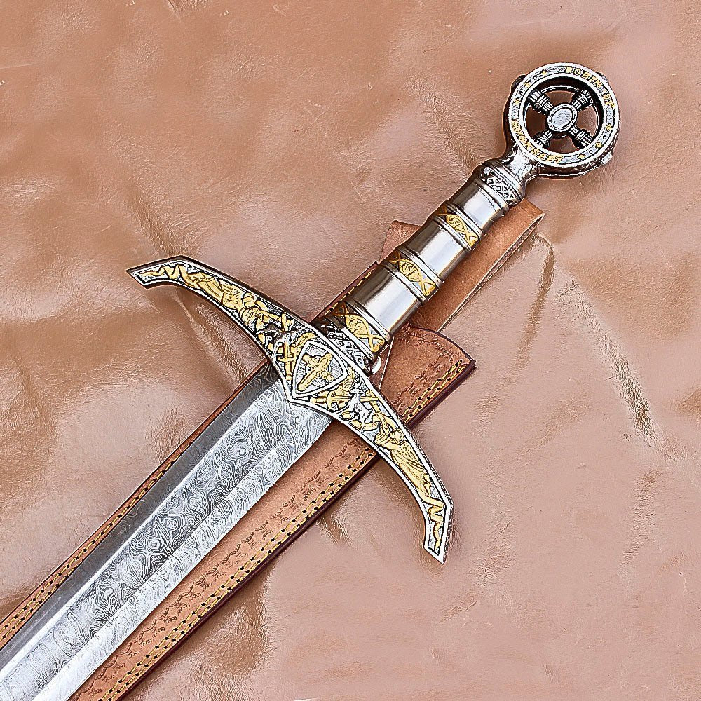 Robin Hood Locksley Sword With Leather Sheath