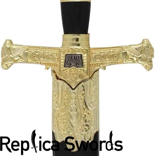 King Solomon Sword Full Size Black Metal Replica