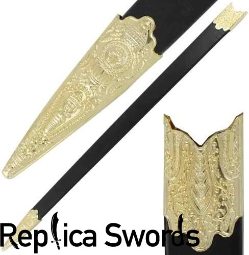 King Solomon Sword Full Size Black Metal Replica