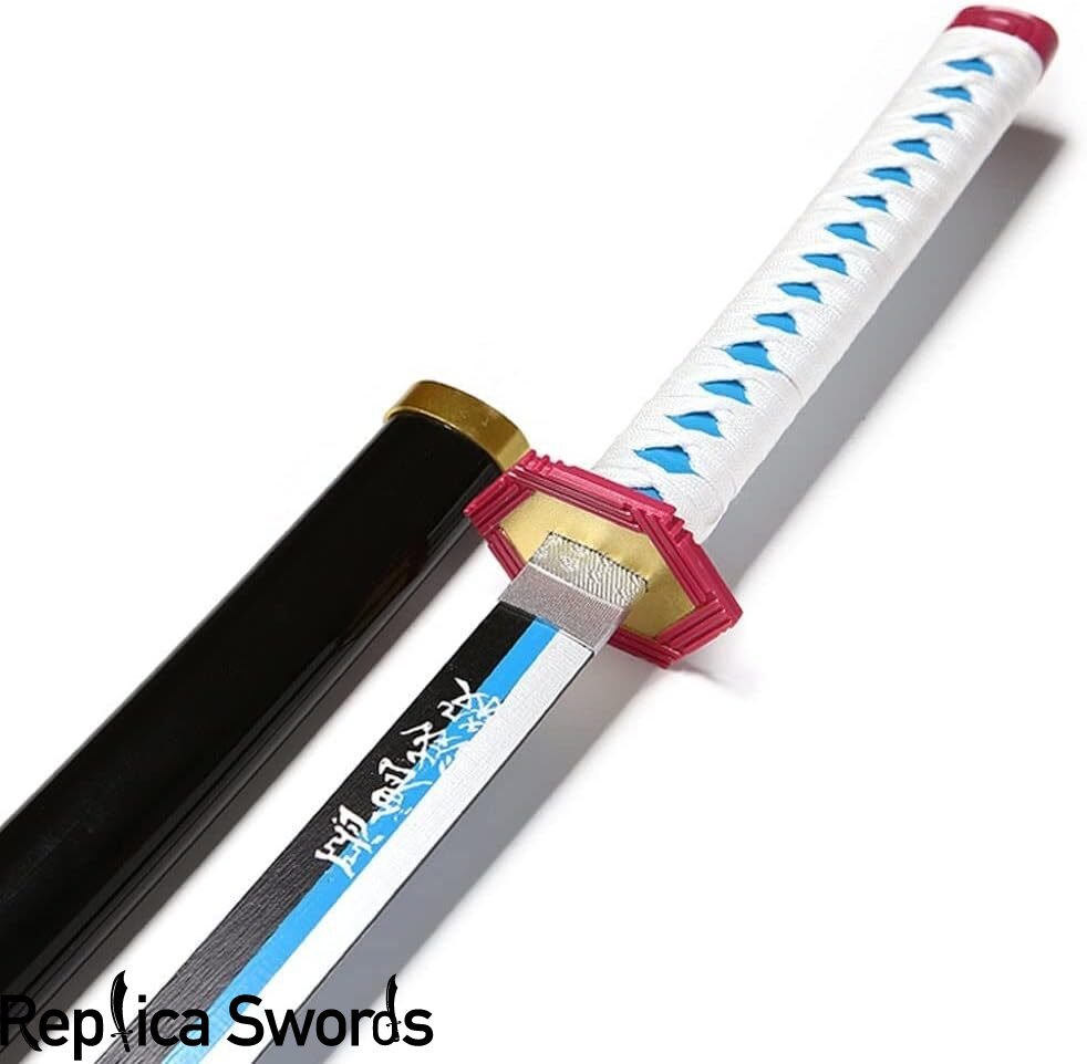 Giyuu Tomioka Blue Nichrin Katana Sword