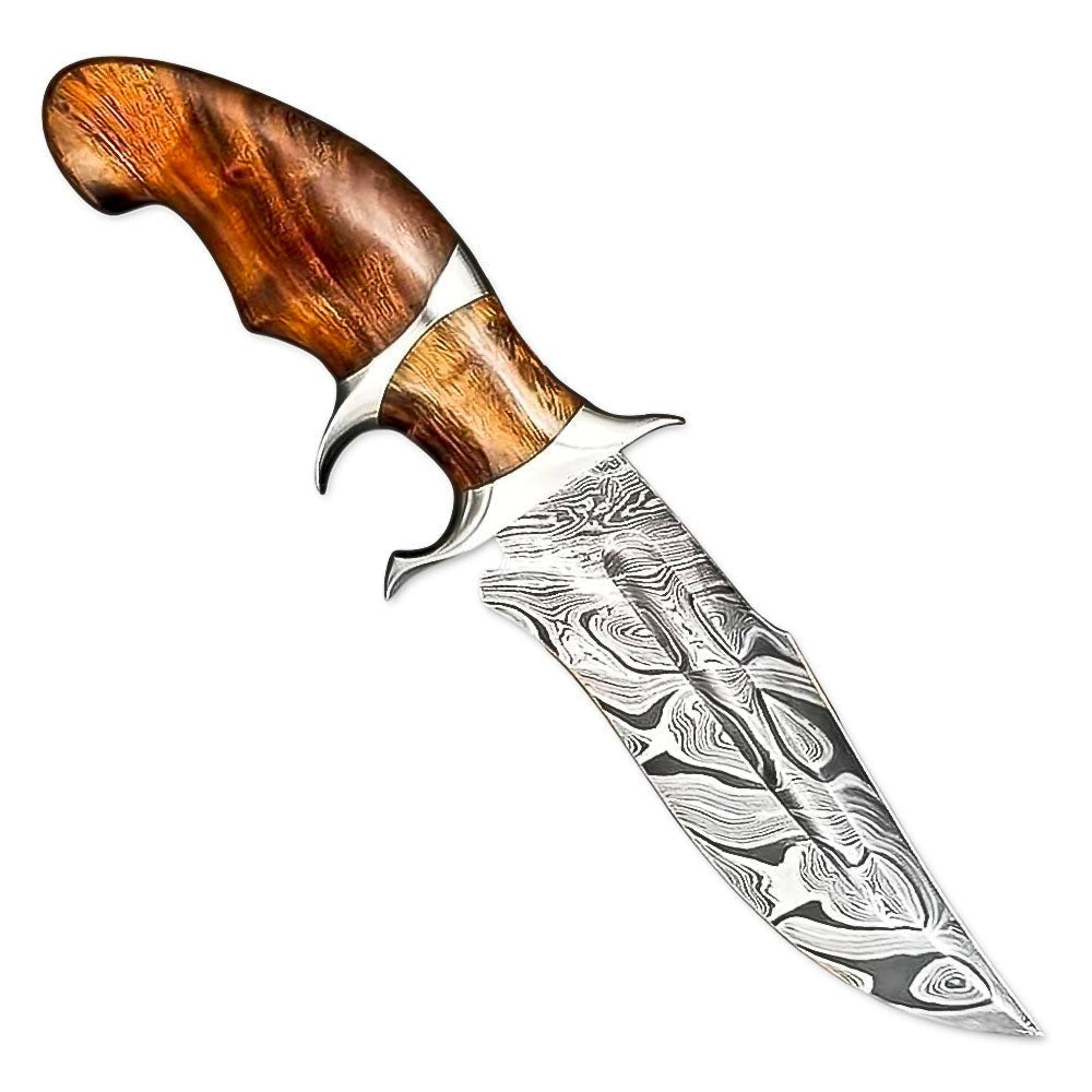 Bowie Knife Rosewood Handle Hunting 10 Inch