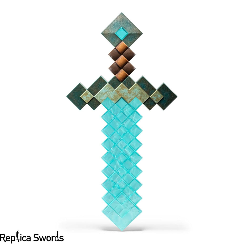 Minecraft Diamond Sword Metal Replica Collector Ed.