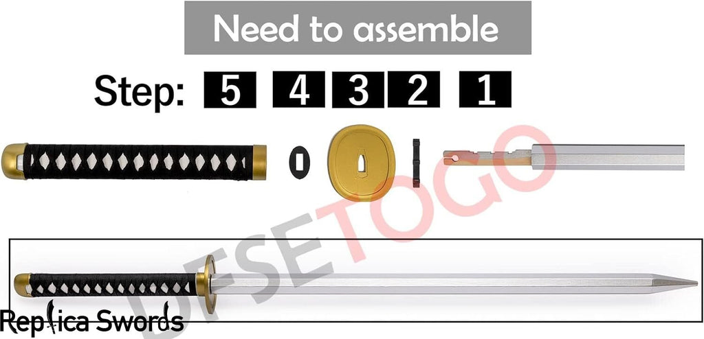 Nail Style Aki Hayakawa Sword From Chainsaw Man