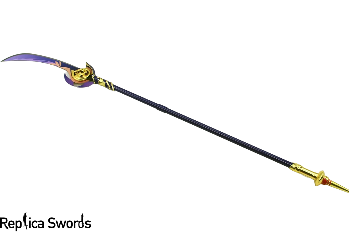 Raiden Lightning Engulfing Naginata From Genshin Impact