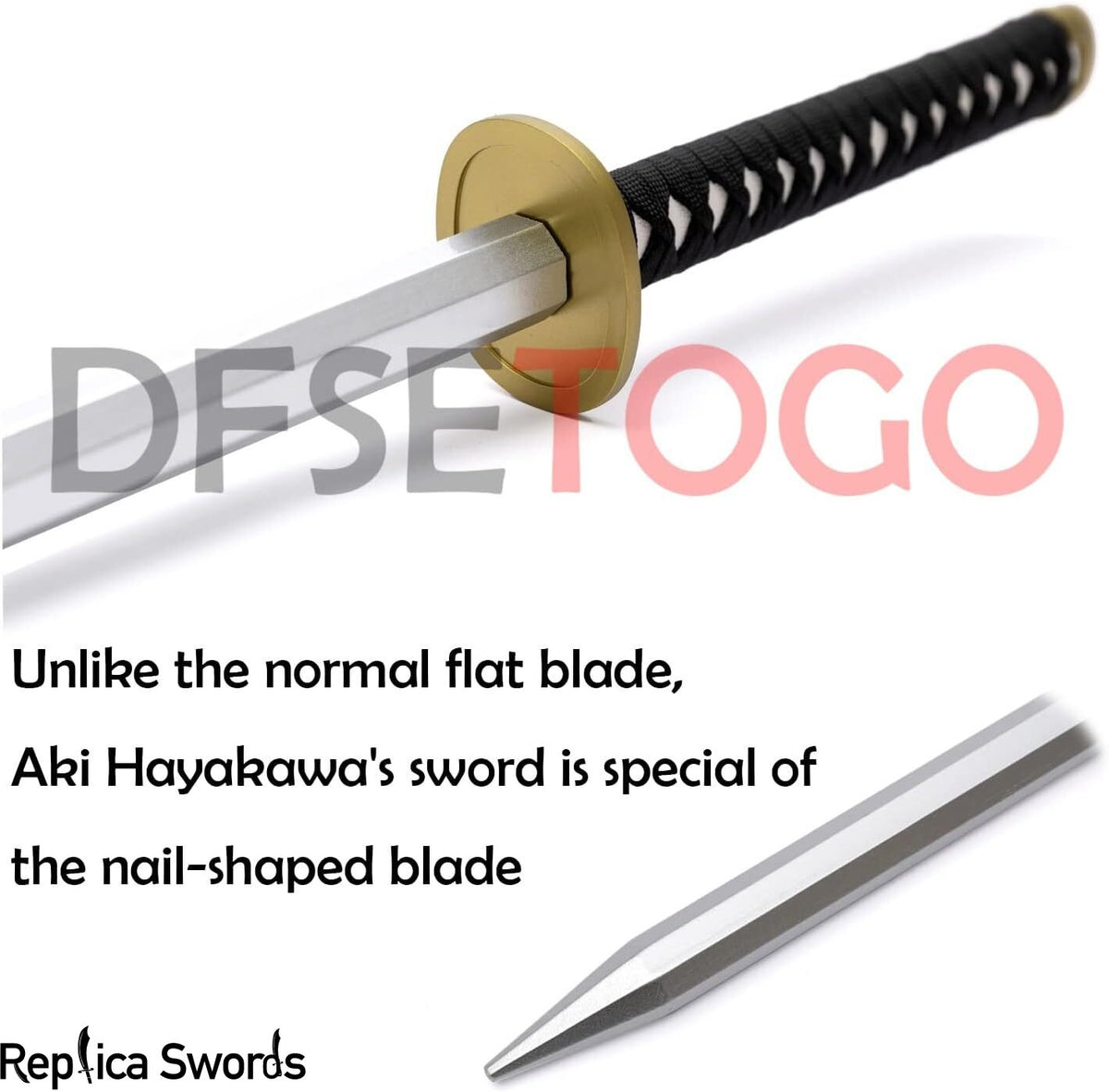 Nail Style Aki Hayakawa Sword From Chainsaw Man