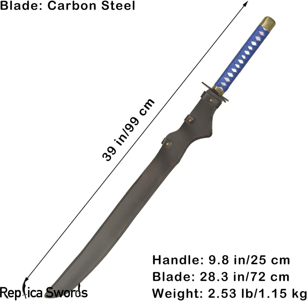 Mato Kuroi Crooked Katana Sword From Black Rock Shooter