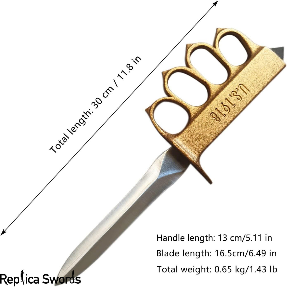 U.S.1918 WWI Trench Knife Replica With Sheath