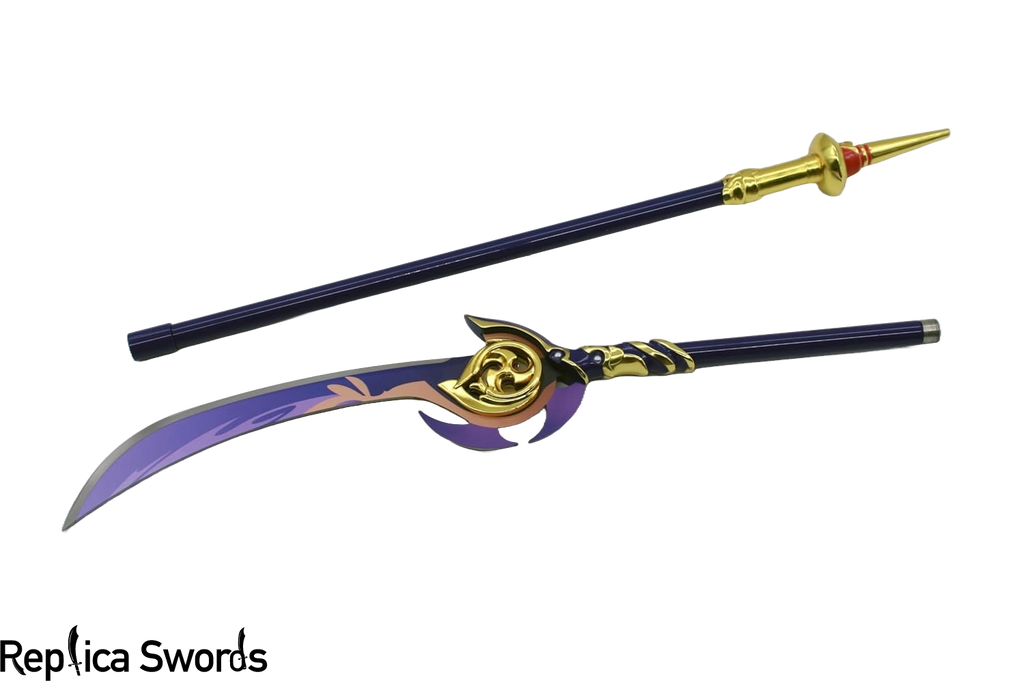 Raiden Lightning Engulfing Naginata From Genshin Impact