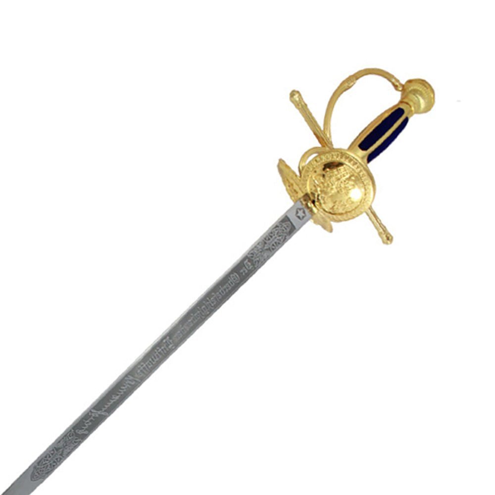 Don Quixote Rapier Musketeer Sword Black Gold