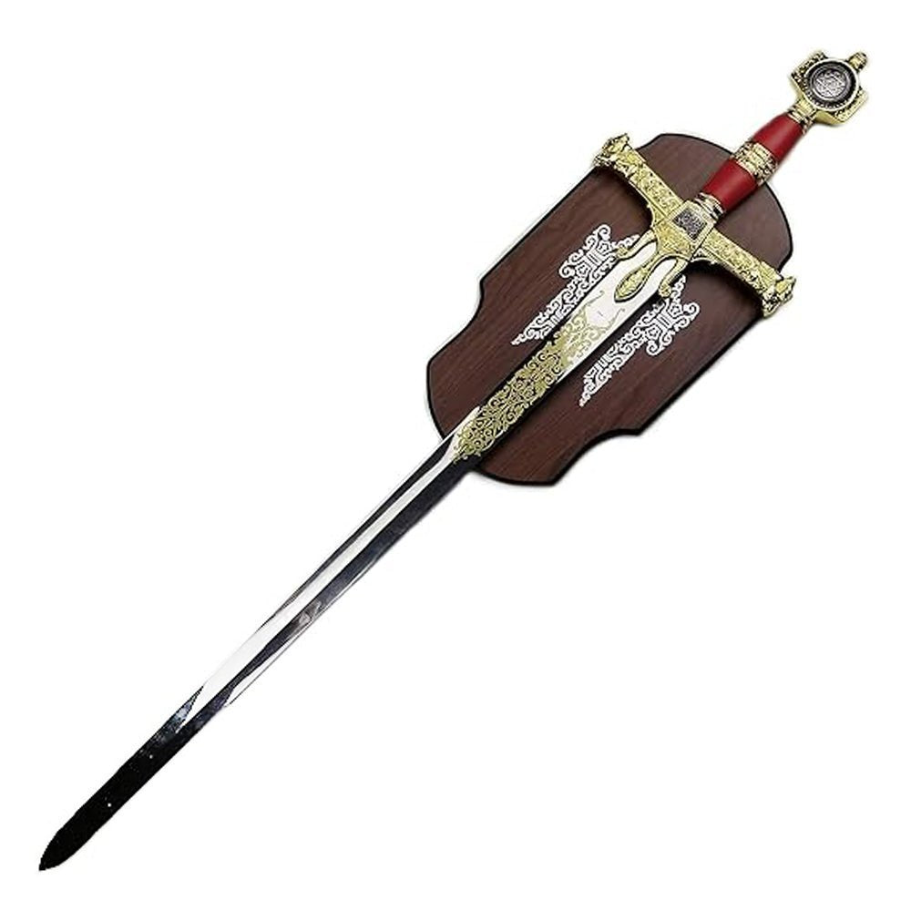 King Solomon Sword Full Size Red/Gold Metal Replica