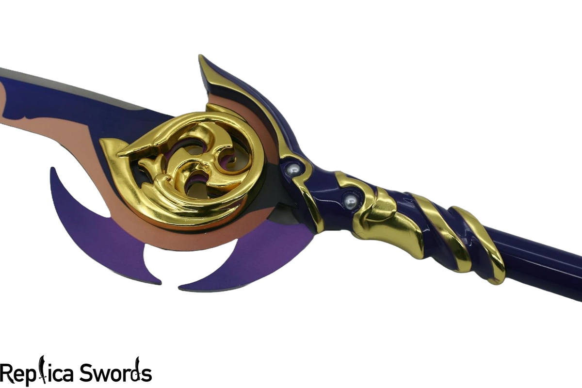 Raiden Lightning Engulfing Naginata From Genshin Impact