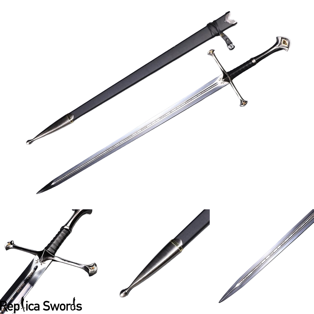 Aragorn Anduril Narsil Sword Full Size Metal Replica