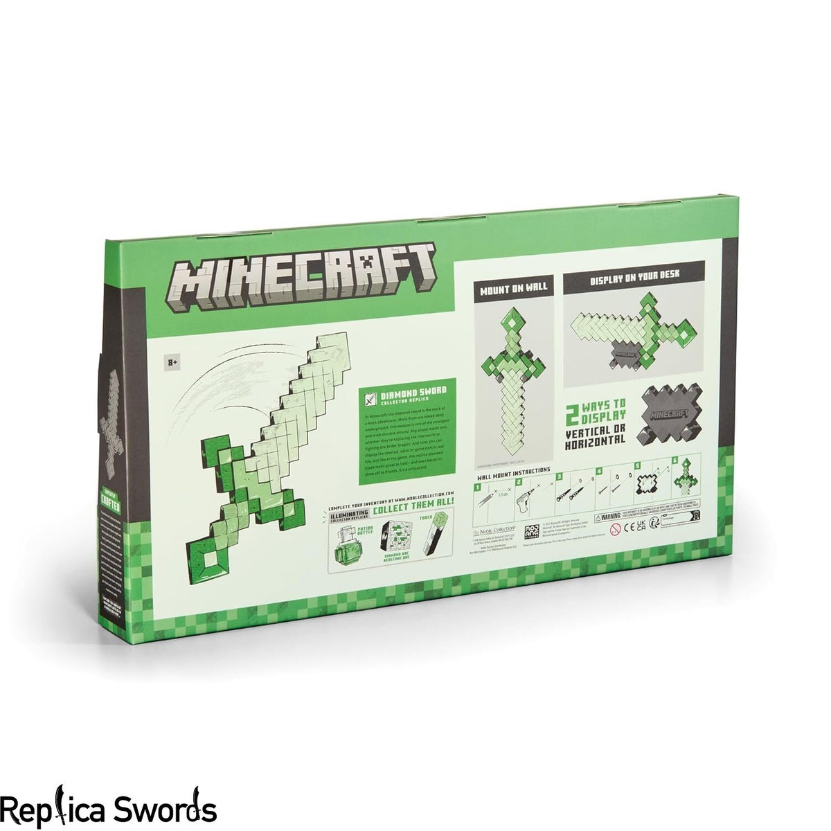 Minecraft Diamond Sword Metal Replica Collector Ed.