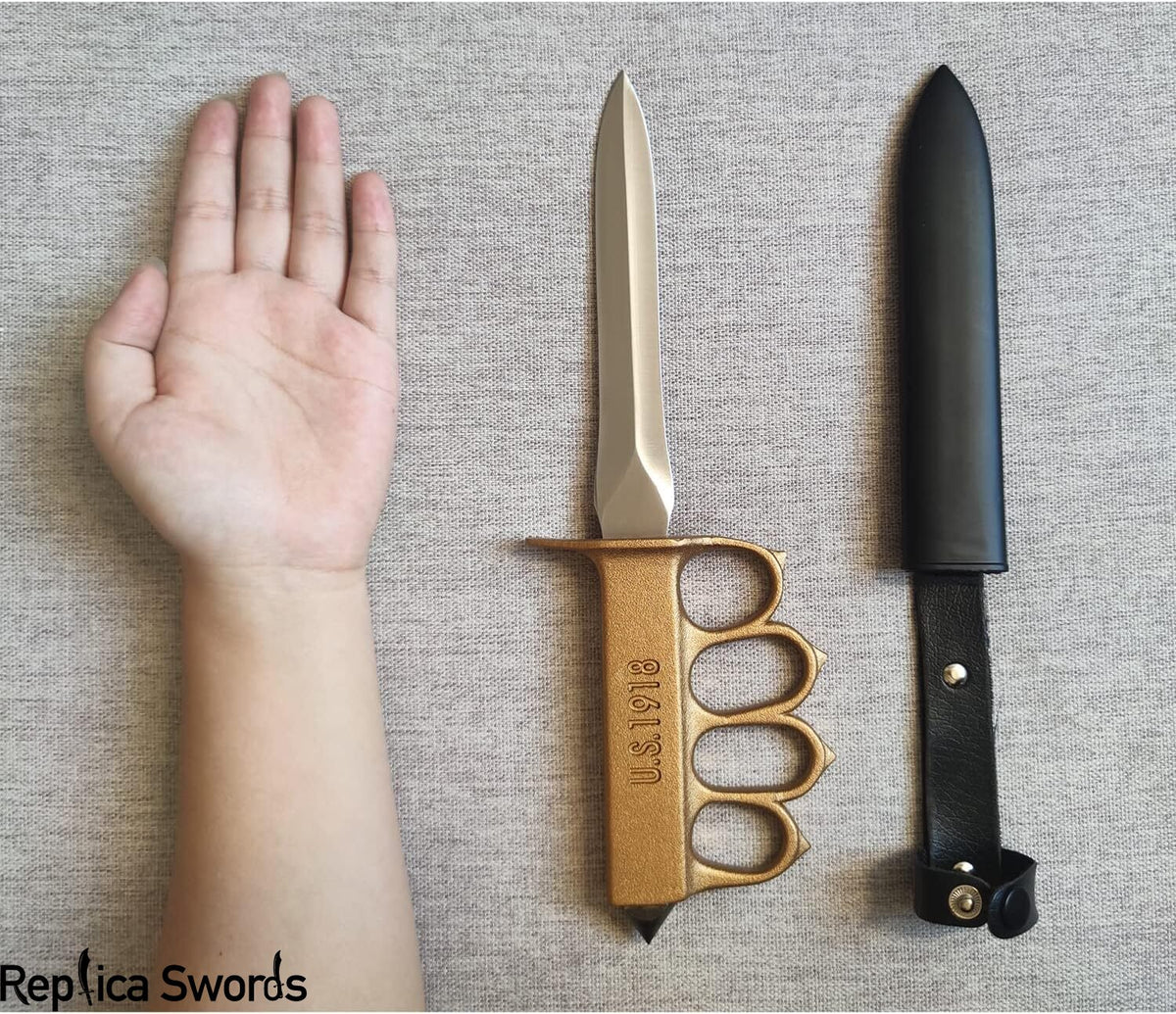 U.S.1918 WWI Trench Knife Replica With Sheath