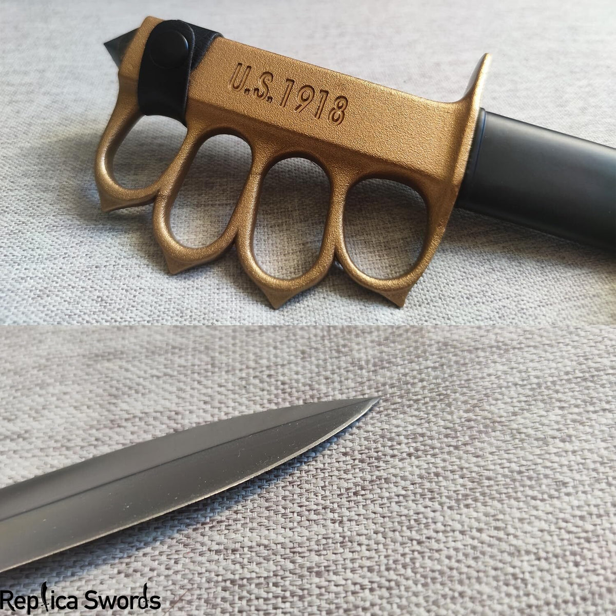 U.S.1918 WWI Trench Knife Replica With Sheath