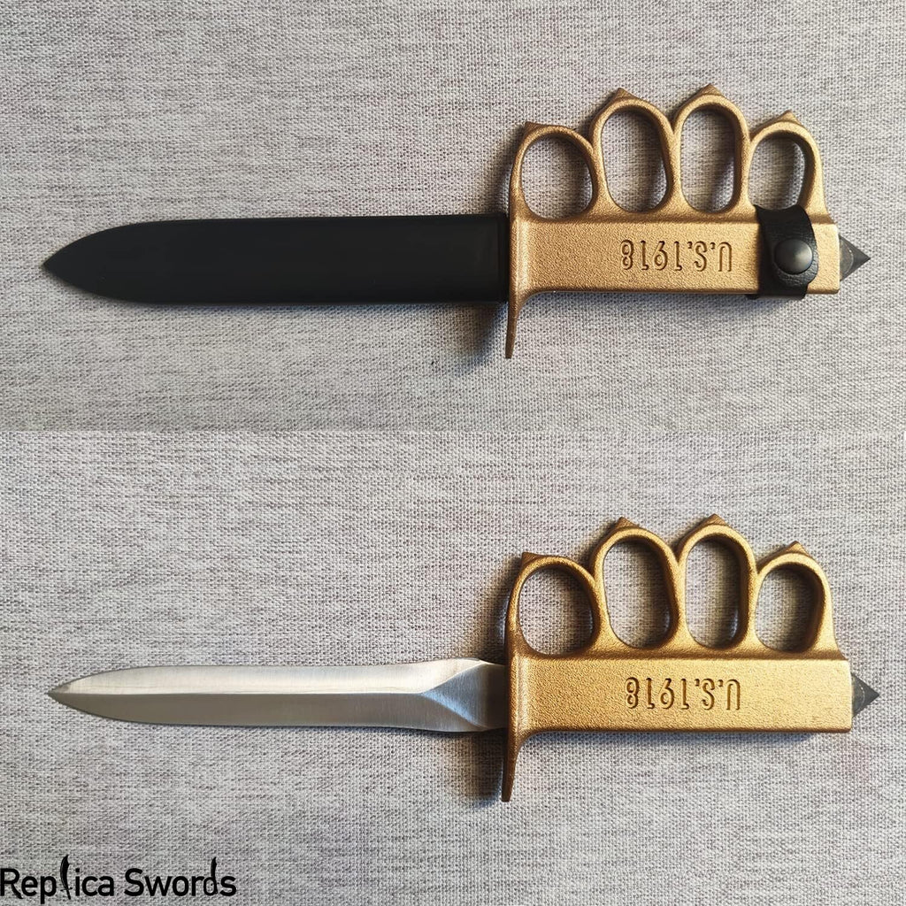 U.S.1918 WWI Trench Knife Replica With Sheath