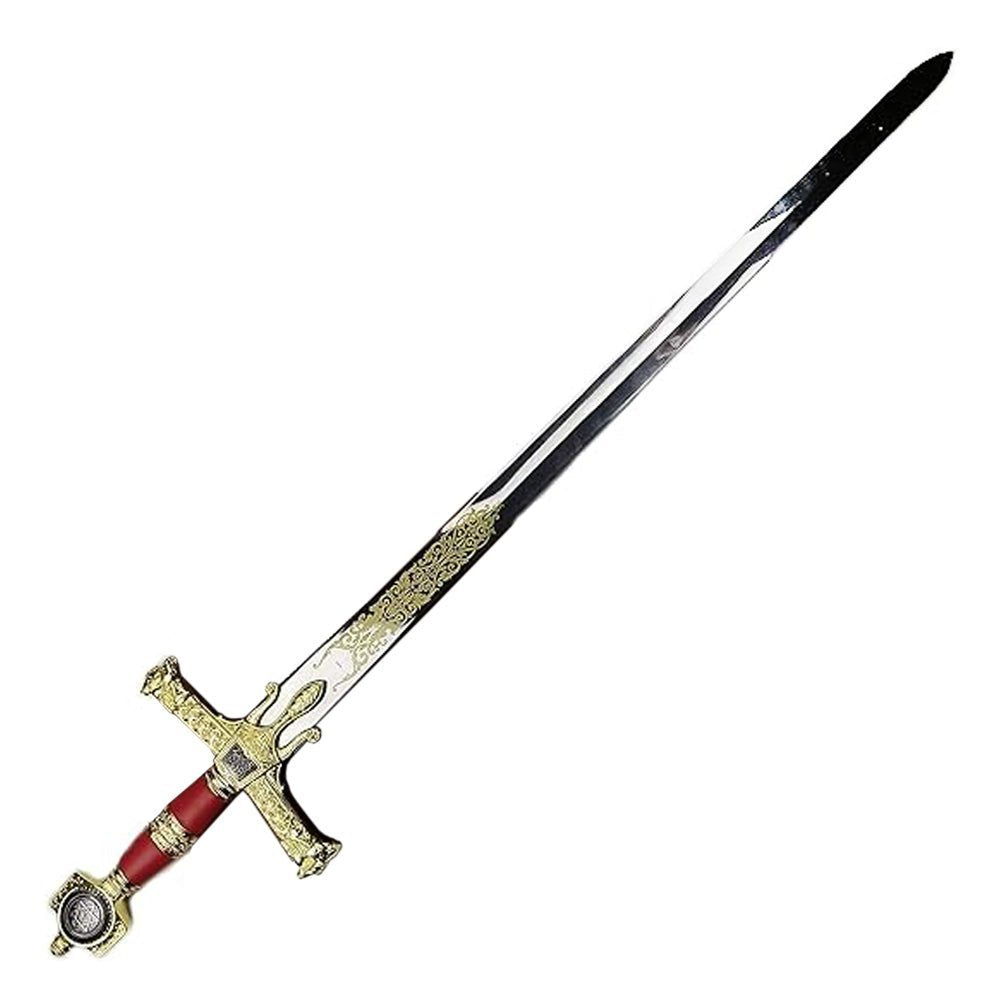 King Solomon Sword Full Size Red/Gold Metal Replica