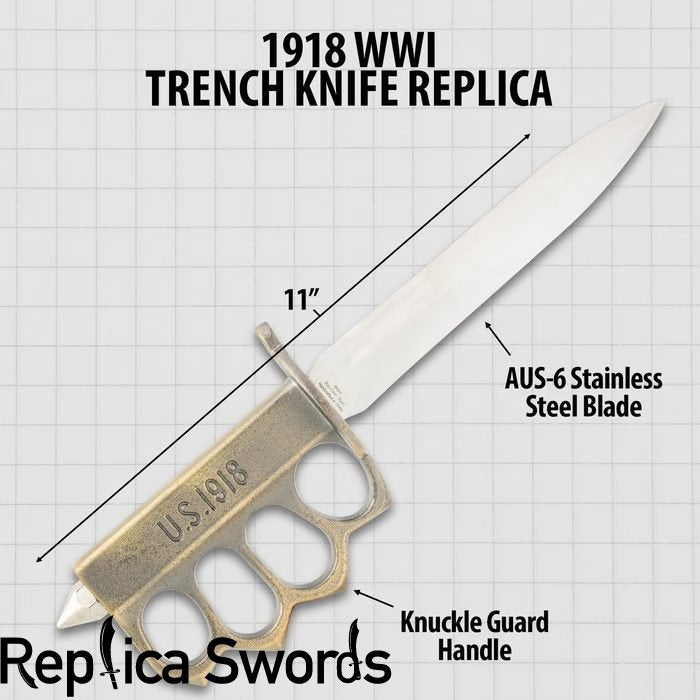 1918 WWI Trench Knife Replica