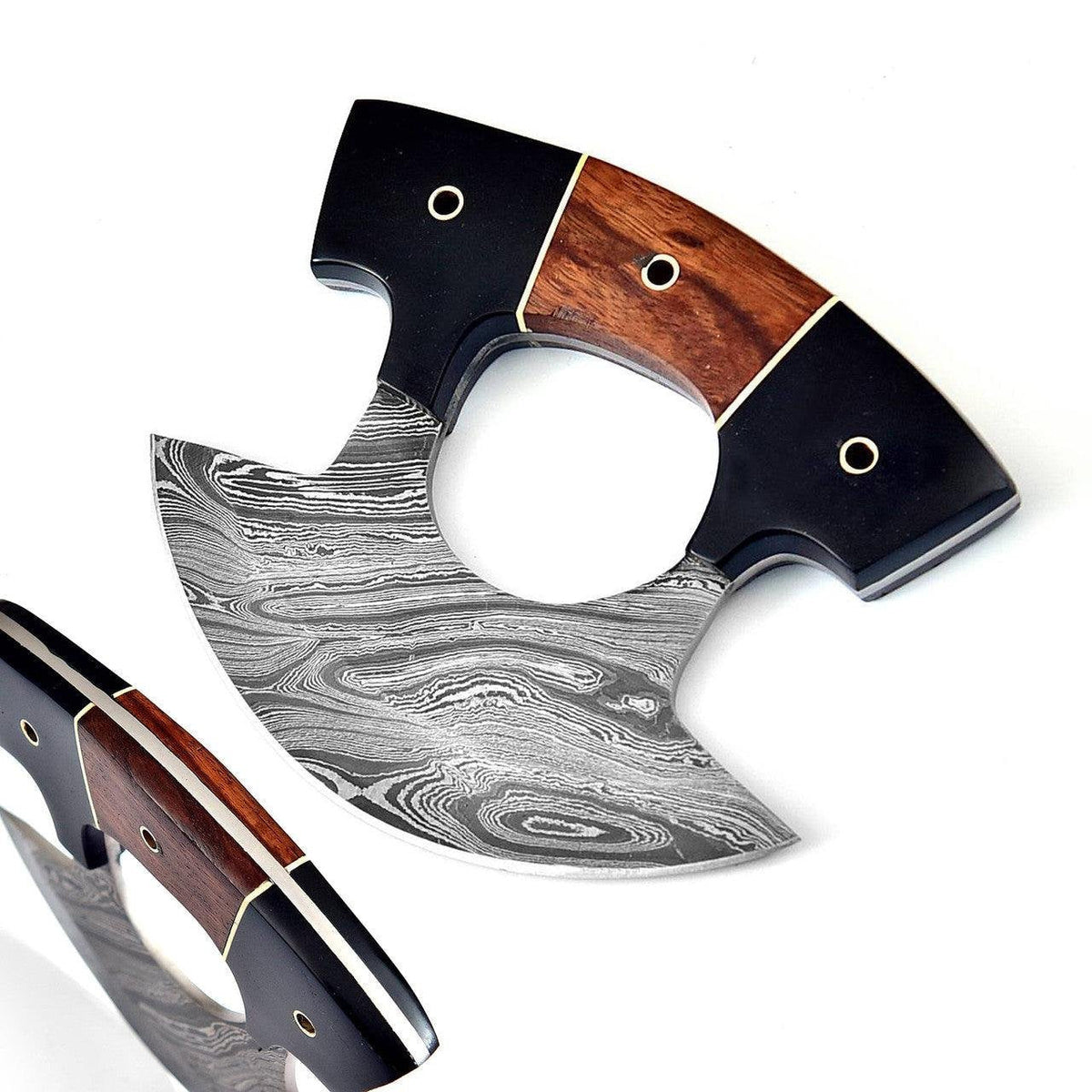 Alaskan Ulu Knife Rocker Kitchen Knife With Stand