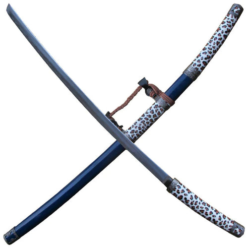 Anime Leopard Themed Katana Sword