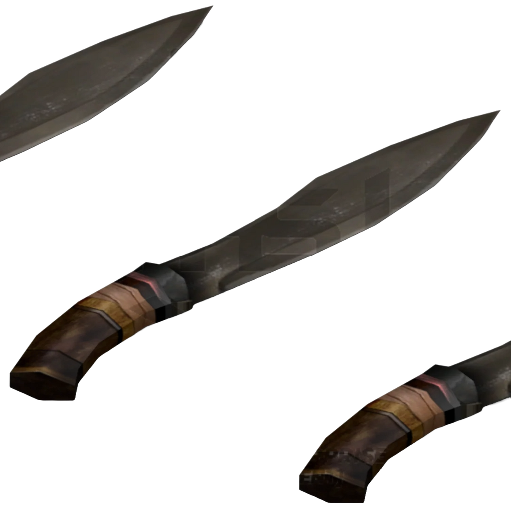 Resident Evil V Knife Replica With Sheath - Metal Prop