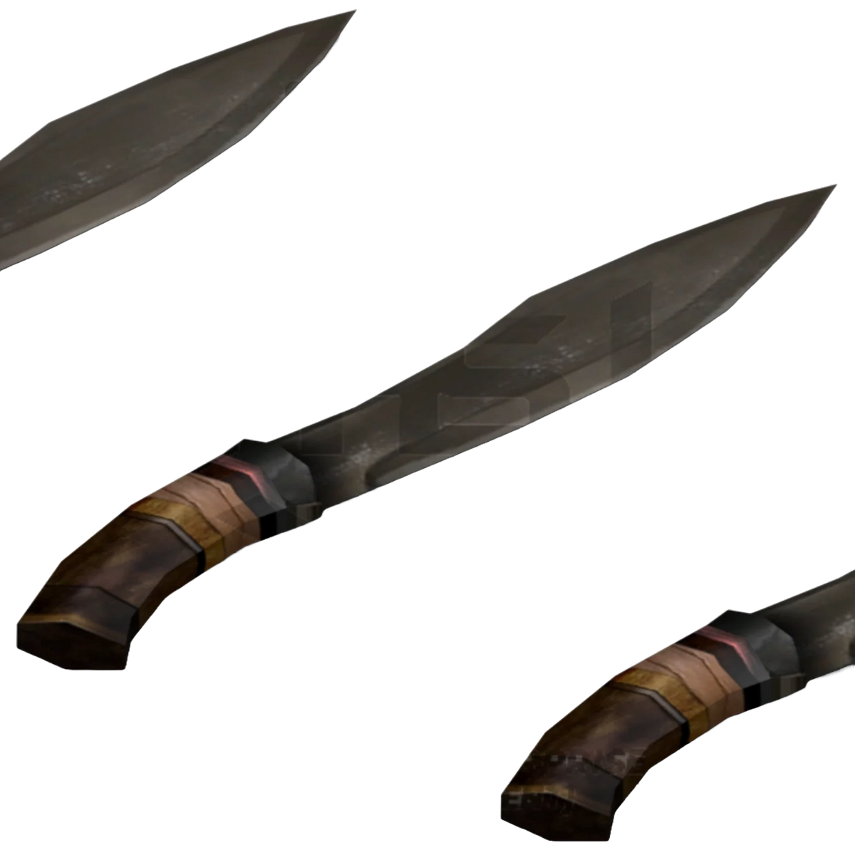 Resident Evil V Knife Replica With Sheath - Metal Prop