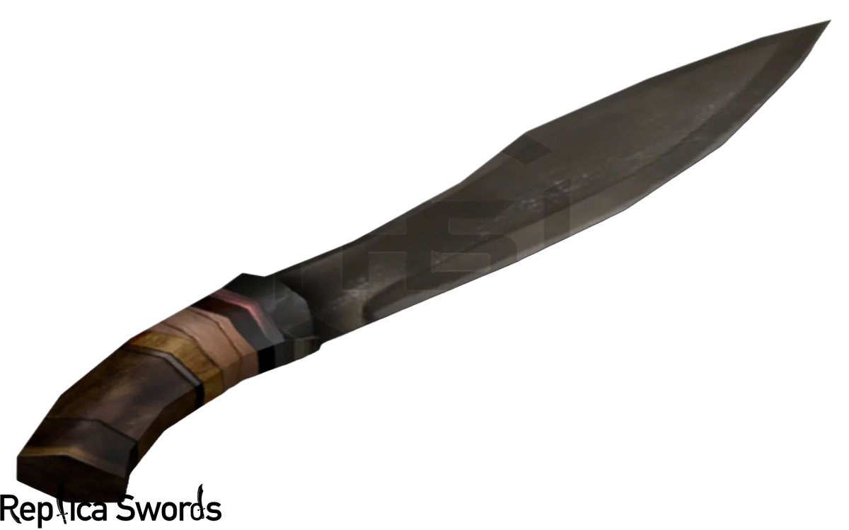 Resident Evil V Knife Replica With Sheath - Metal Prop